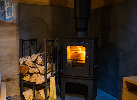 焚火ストーブ画像